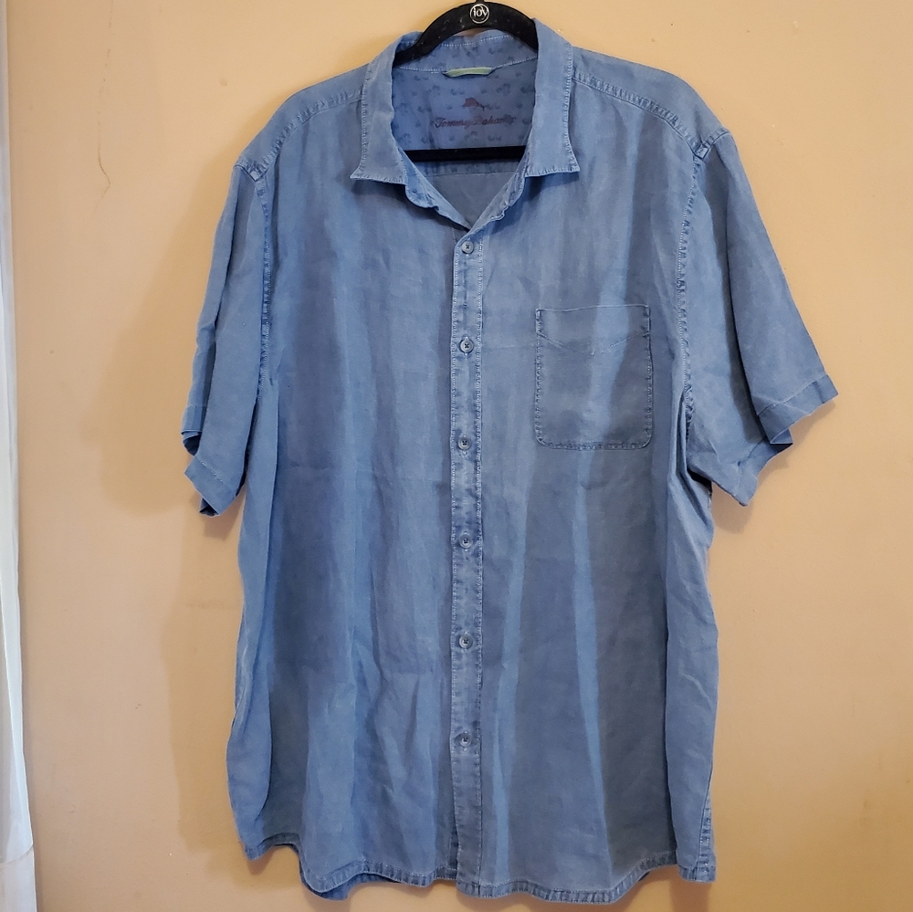 Tommy Bahama linen short sleeve shirt